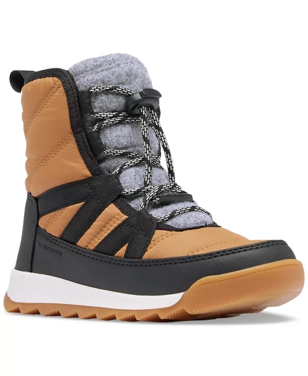 Водонепроницаемые пинетки Sorel Youth Whitney II Plus на шнуровке elk, black