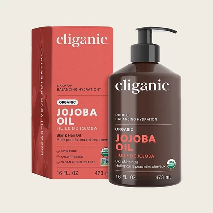 Масло жожоба CLIGANIC, органическое, 473 мл