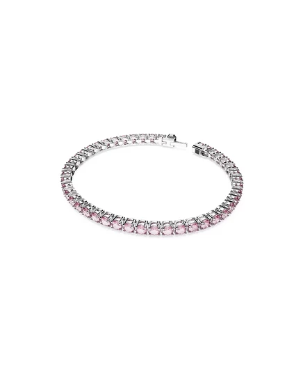 Женский браслет Swarovski Matrix Tennis, розовый