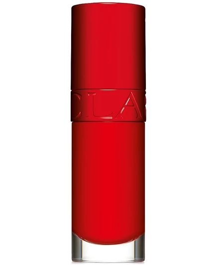 Лимитированное увлажняющее масло для губ Clarins - Культовый красный