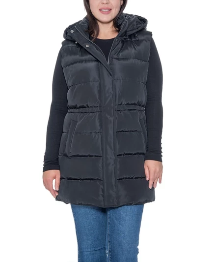 Женский жилет Sebby Collection больших размеров, черный