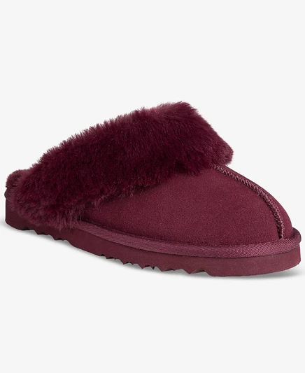 Женские тапочки Style & Co Rosiee, замшевые, ягодные