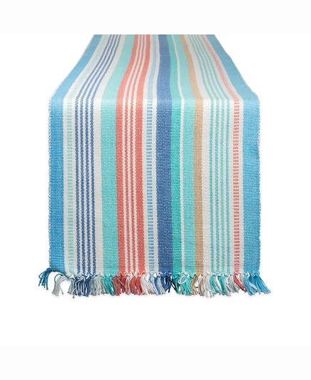 Дорожка Design Imports Seashore Stripe 33×183 см, синяя
