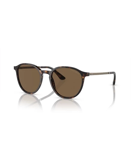Мужские солнцезащитные очки Giorgio Armani AR8196, круглые, белые