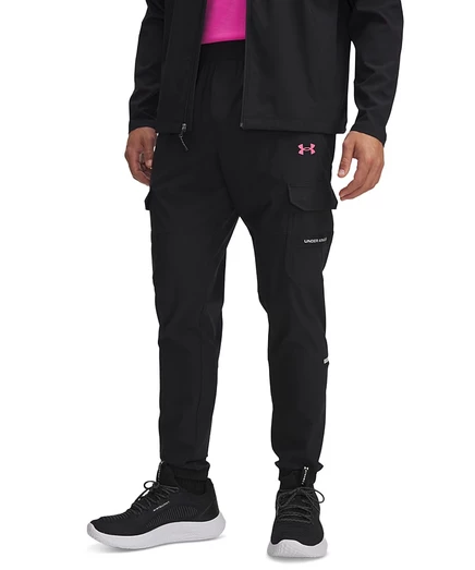 Мужские спортивные брюки Under Armour на резинке, черные