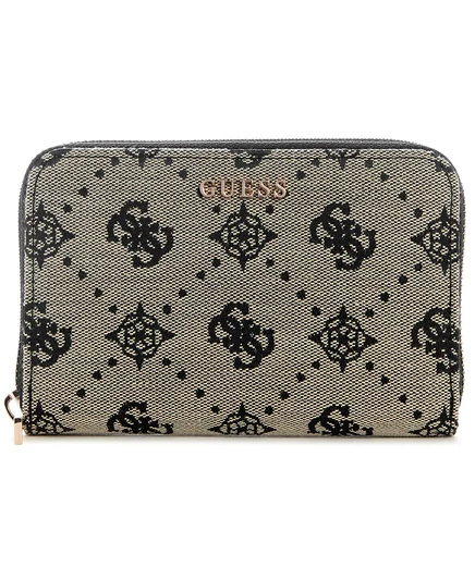 Женский кошелек Guess Melinda на молнии, черный