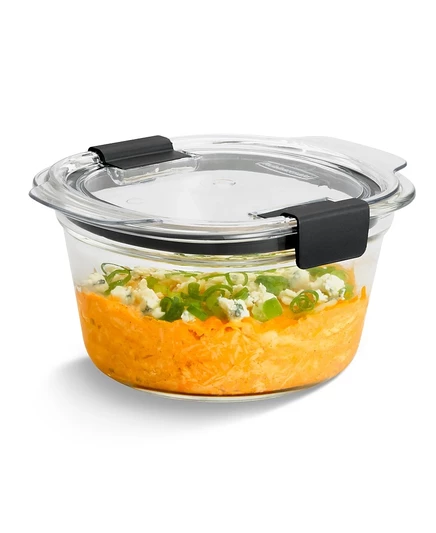 Герметичный стеклянный контейнер Rubbermaid Brilliance 690 мл, белый