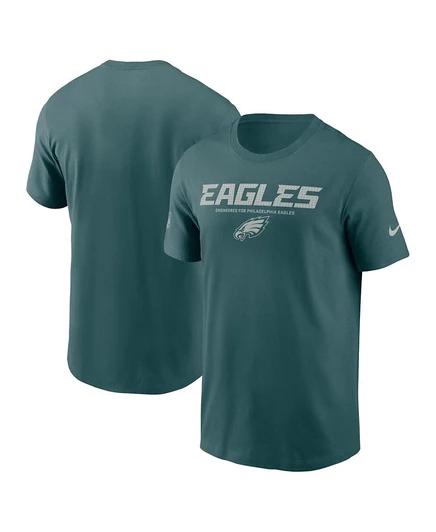 Мужская темно-зеленая футболка Nike Philadelphia Eagles Sideline Performance от Nike green