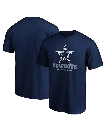 Мужская футболка Fanatics Navy Dallas Cowboys Team Lockup navy