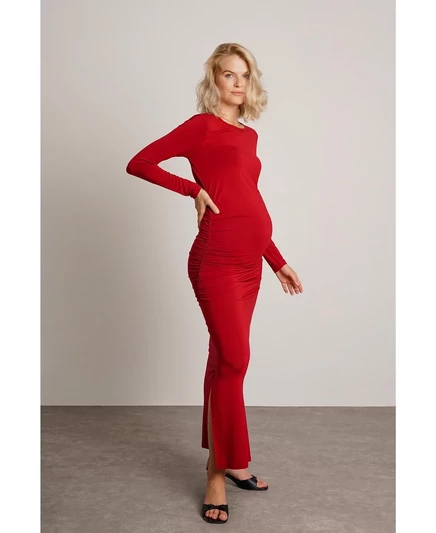 Платье для беременных NOM Maternity Curve solid black