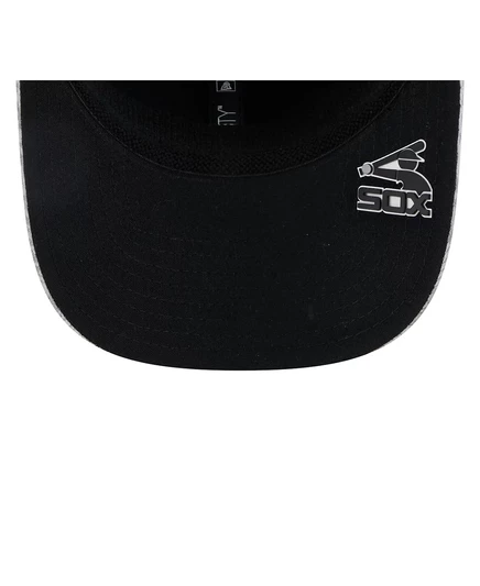 Мужская кепка New Era серого цвета Chicago White Sox 2025 MLB Clubhouse 9SEVENTY с эластичной застежкой gray