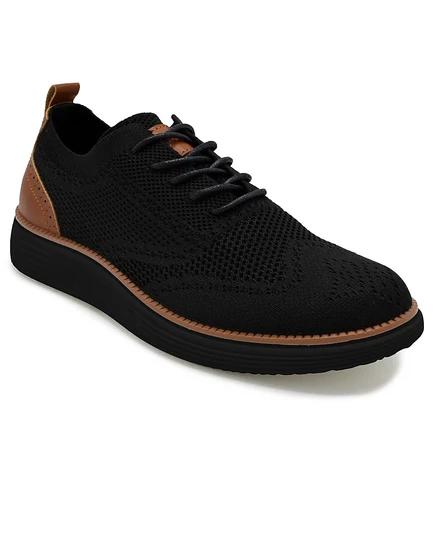 Мужские туфли Akademiks Olney Wingtip, черные