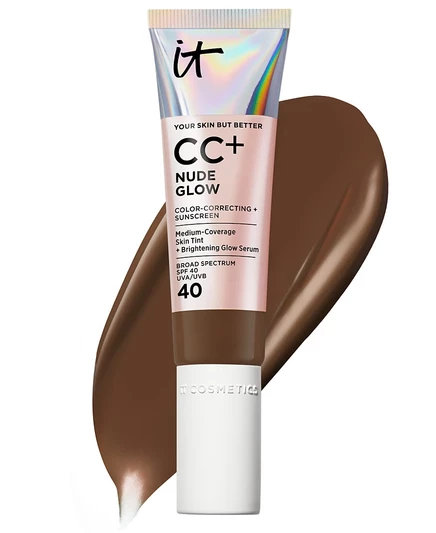 Тональный крем IT Cosmetics CC+ Nude Glow, очень светлый тёплый