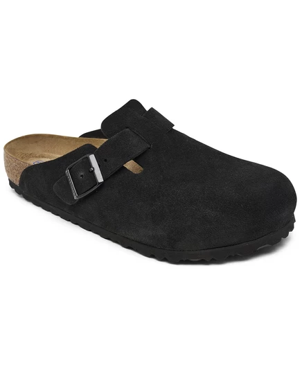  Мужские сабо из замши с мягкой стелькой Boston от Finish Line black