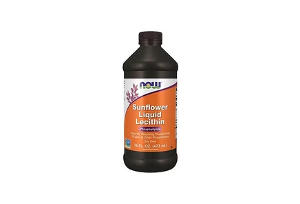 Жидкий лецитин NOW Foods из подсолнечника, 473 мл