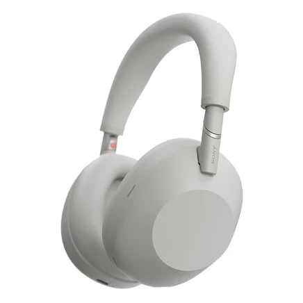 Беспроводные наушники Sony WH-1000XM6 с функцией шумоподавления серебристого цвета