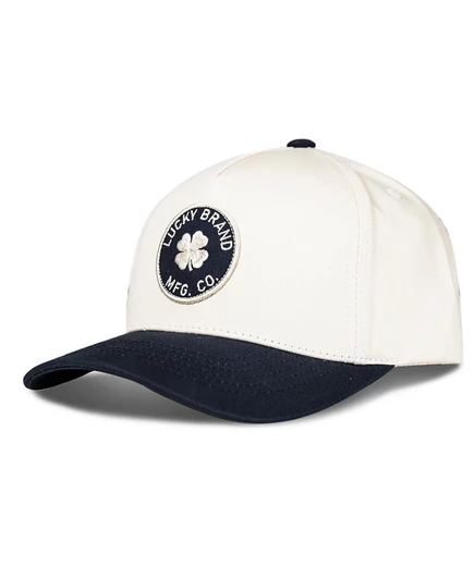 Женская шапка с нашивкой MFG Co. от Lucky Brand цвета слоновой кости/кремовая