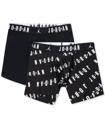 Мужские боксер-брифы Jordan, 2 шт., хлопок, чёрные
