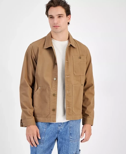  Мужская повседневная куртка Christopher Regular Fit, созданная для Macy's  dull gold