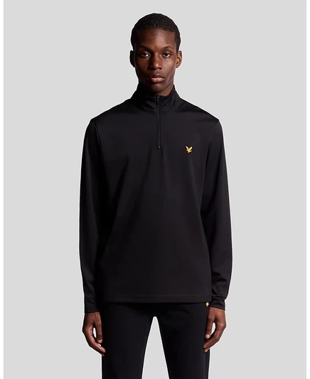 Мужская толстовка Lyle & Scott Golf Course Midlayer, черная