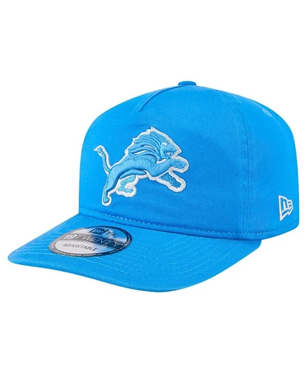 Мужская синяя кепка New Era Detroit Lions Team 19 TWENTY с регулируемой посадкой синего цвета