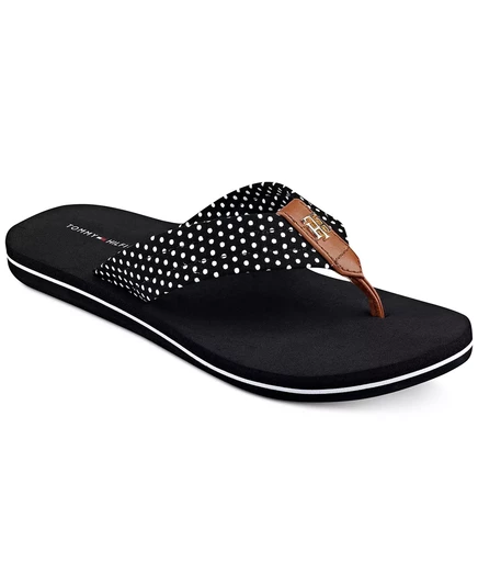  Женские шлепанцы Candis black dots