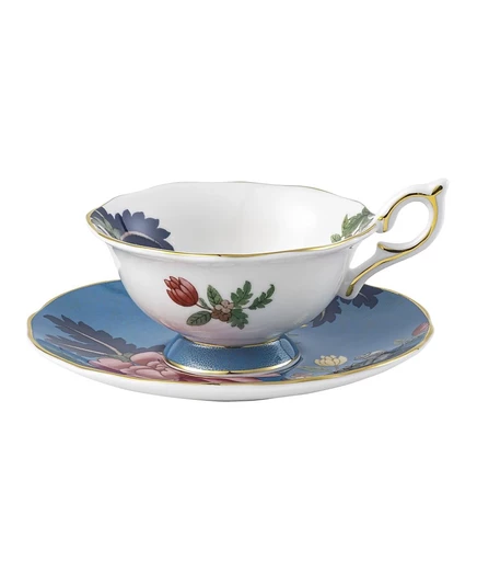 Чайная пара Wedgwood Sapphire Garden, разноцветная