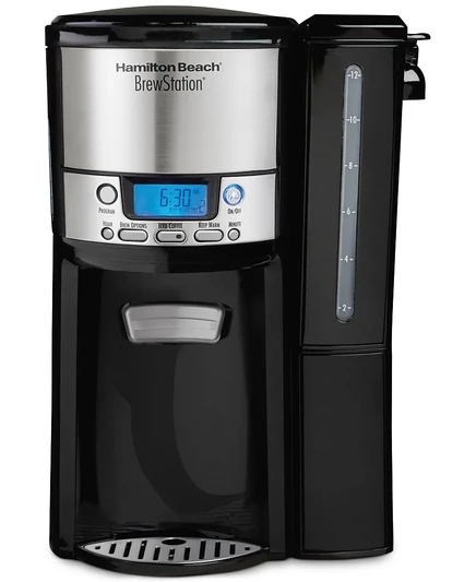 Кофеварка Hamilton Beach BrewStation, 12 чашек, черная