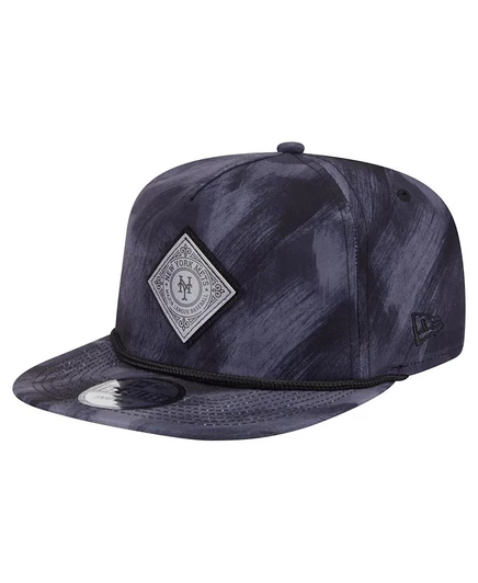 Мужская кепка new era printed golfer snapback, темно-синяя