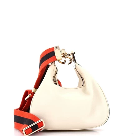 Женская сумка через плечо Pre-Owned Gucci Small Attache, белая
