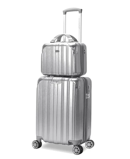 Дорожный набор American Green Travel Melrose S, серебристый