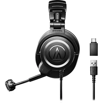 Накладные наушники Audio Technica ATH-M50xSTS USB, черные