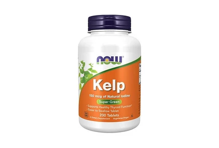 БАД NOW Foods ламинария 150 мкг, 200 таб