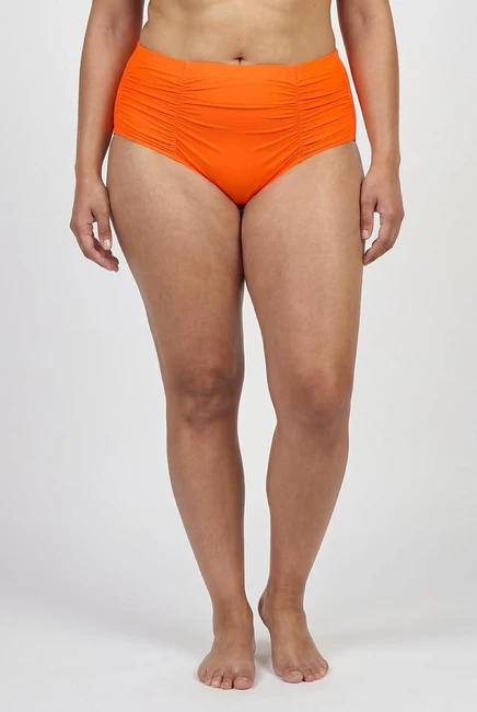 Женские утягивающие плавки SWIMSUITS FOR ALL, высокие, оранжевые