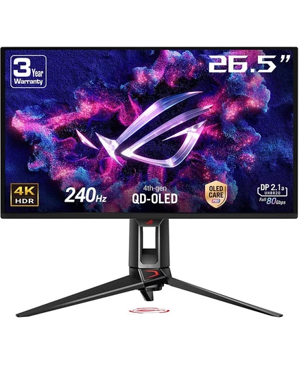 Монитор ASUS ROG PG27UCDM 26.5″ 4K 240Гц, черный