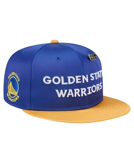 Мужская бейсболка New Era 59FIFTY Warriors, сине-золотая