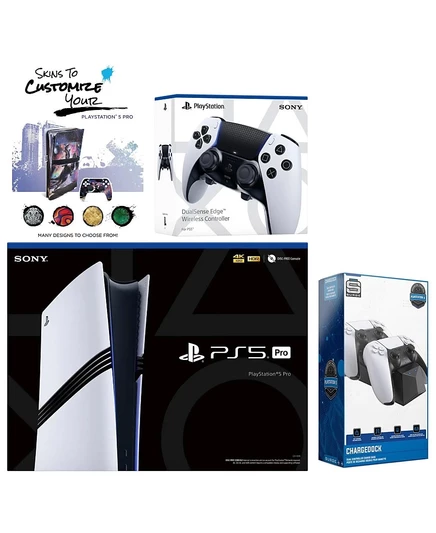 Игровая консоль Sony PS5 Pro 2 ТБ с EDGE-контроллером, белая
