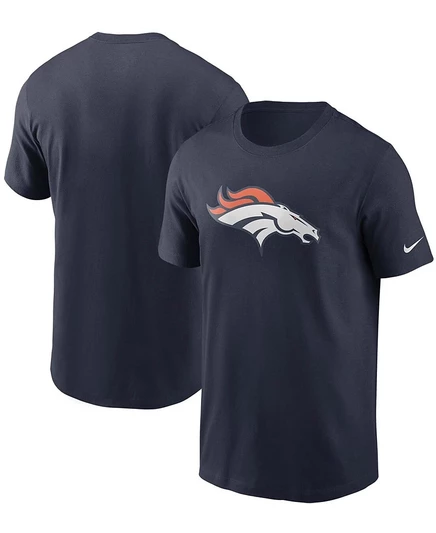 Мужская футболка Nike Denver Broncos с логотипом, темно-синяя