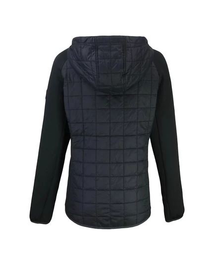 Женская черная гибридная куртка Baltimore Ravens Rainier PrimaLoft Eco на молнии Cutter & Buck black