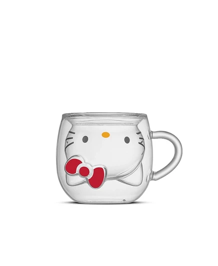 Стакан для эспрессо JoyJolt Hello Kitty 3D с двойными стенками