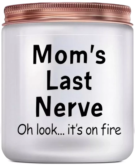 Свеча Lovery «Mom's Last Nerve», ванильная, 283 г