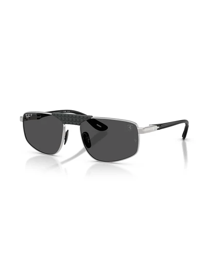 Унисекс солнцезащитные Ray-Ban RB3776M поляриз., серебристые