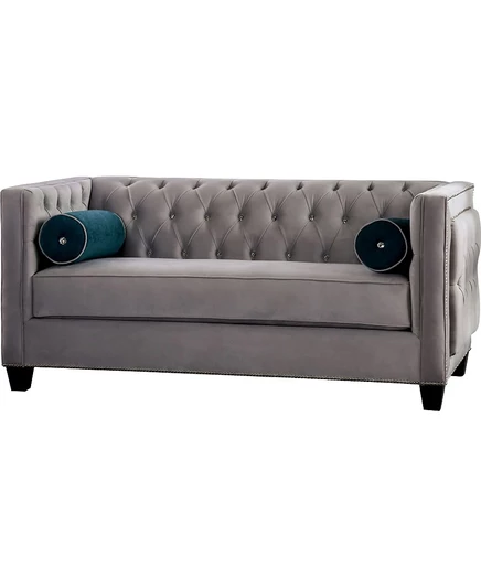 Двухместный диван Furniture of America Youngquist, серый