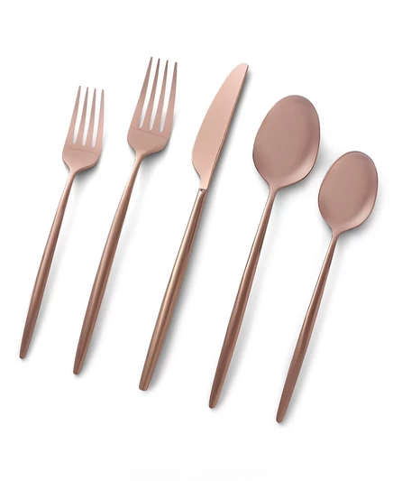 Столовый набор Cambridge Silversmiths, 20 пр. (на 4), желтый