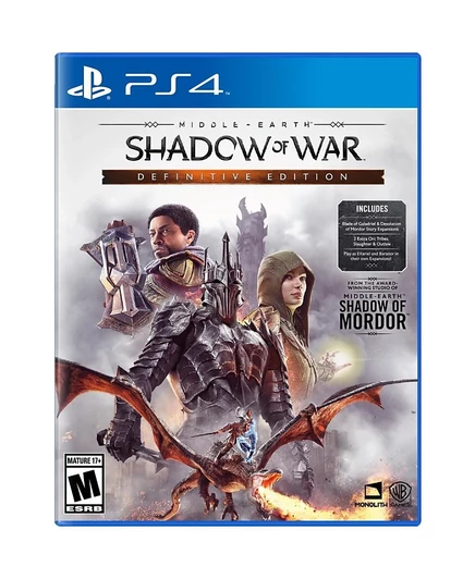 Видеоигра Warner Bros. Shadow of War: Definitive, белая