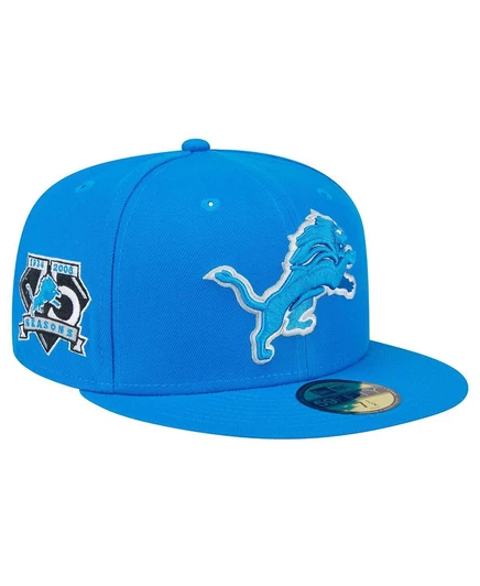 Мужская кепка New Era 59FIFTY Detroit Lions, синяя