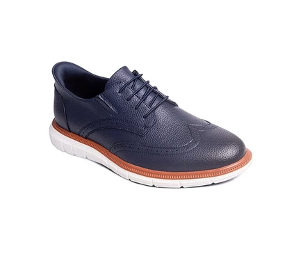 Мужские оксфорды marc joseph hill street кожаные, синие