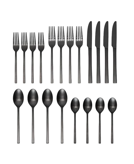 Столовые приборы Oneida Allay Midnight, 20 пр., серебристые