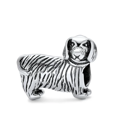 Шарм Bling Jewelry такса из оксидированного .925 серебра, серый