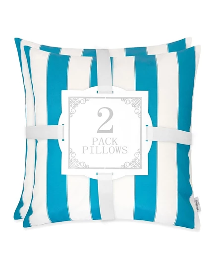 Набор подушек Homey Cozy Olivia Stripe 50×50 см, синие